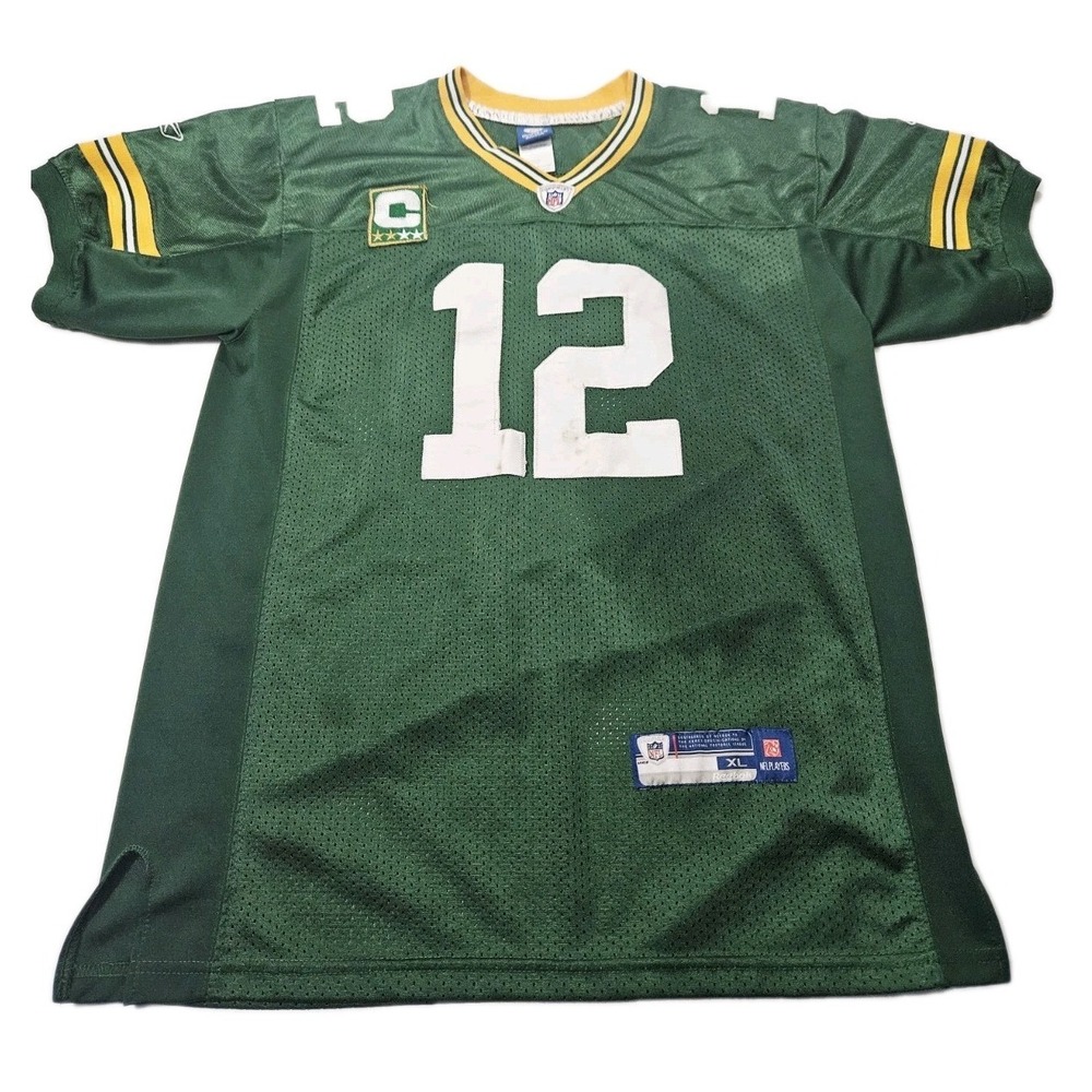 Size XL - Men's Onfield #12 Rodgers NFL Greenbay Packers Jersey